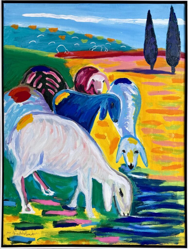 מרעה כבשים מנשה קדישמן ציורים לבית