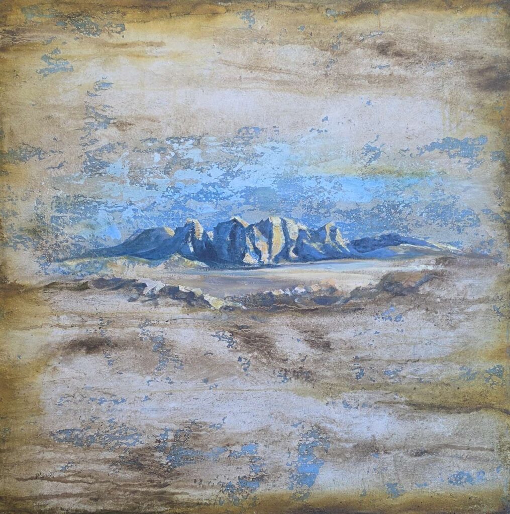 צוקים - ציור של עופרה יצחק